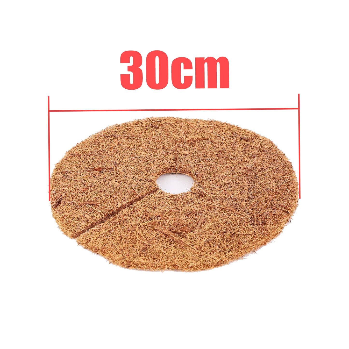 Natural Coconut Fiber Tree Mulch Mat Cover Protector 25/30/35/40cm Flower Pot Disc Pad Weed Control Warm Moisture Cushion
