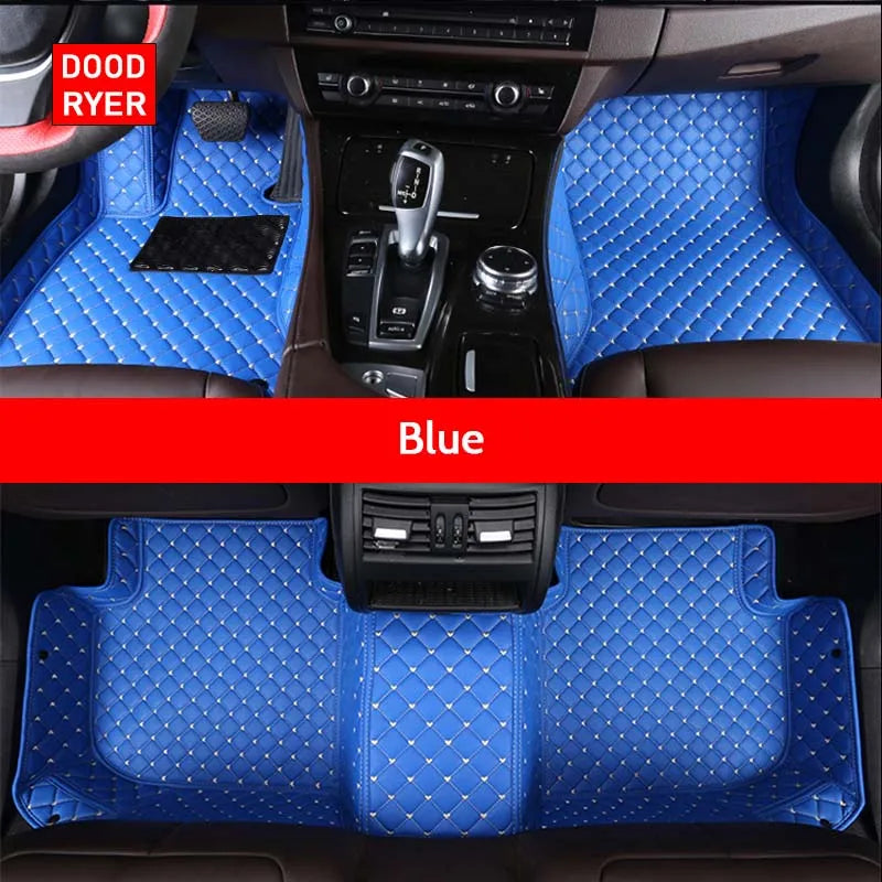 DOODRYER Custom Car Floor Mats For Tesla Model X Auto Carpets Foot Coche Accessorie