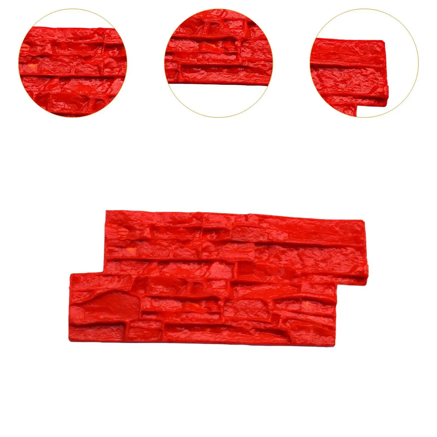 Stromatolite Concrete Mould Cement Paver Casting Mould Realistic Stone Texture Stamp Mat for Patio Decorative Wall Lawn Outdoor