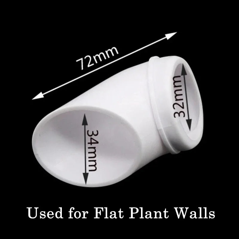 50pcs DIY Hydroponic Vertical Tower Plant Pots Hydroponic Colonization Cups Flower Container Plant Grow Pot Cup indoor gardening