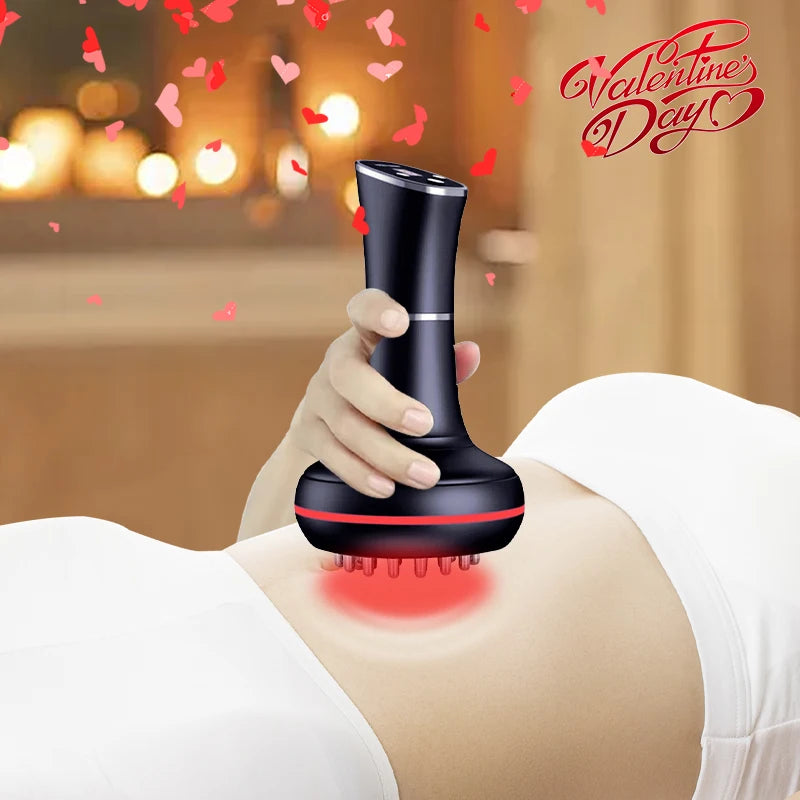 Electric Body Massager - Meridian Brush & Scraping Tool for Legs, Shoulders, Neck & Abdomen | AlluCanFind