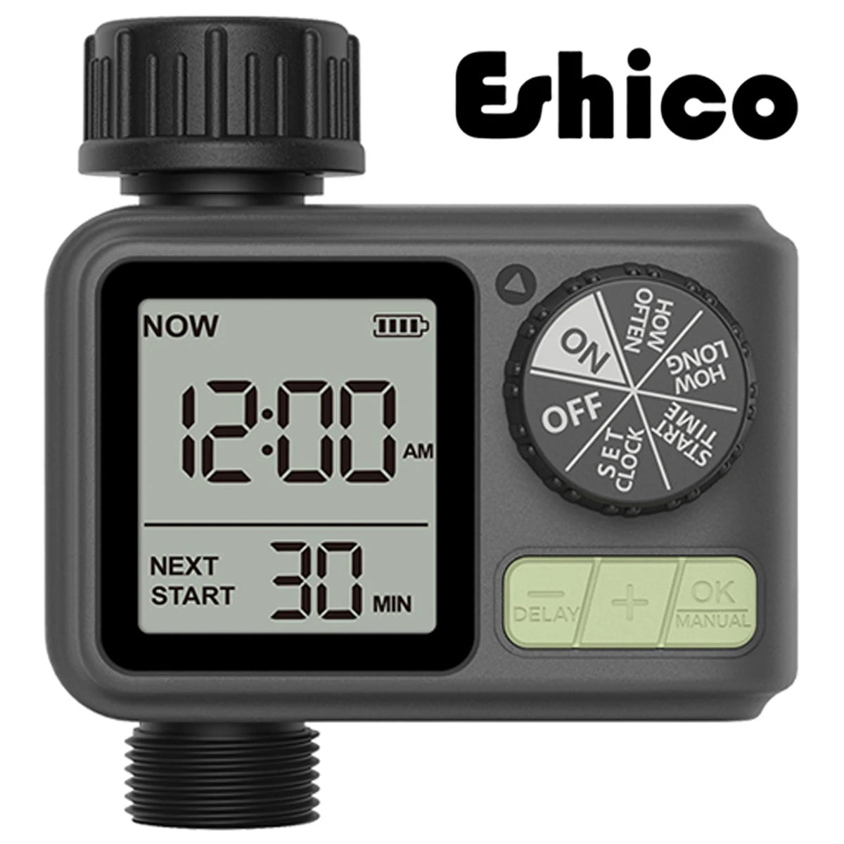 Eshico HCT-M05 Automatic Water Timer 2024 Eshico Newest Sprinkler Smaller and Easy to Installation 4.72 x 3.94 x 2.56 inches