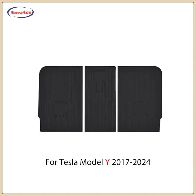 For Tesla Model Y 2017-2024 and Model 3 2021-2025 Highland All Weather Floor Mats Trunk Liners Full Protection Car Accessories