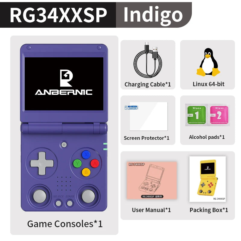 Flip Handheld Game Console