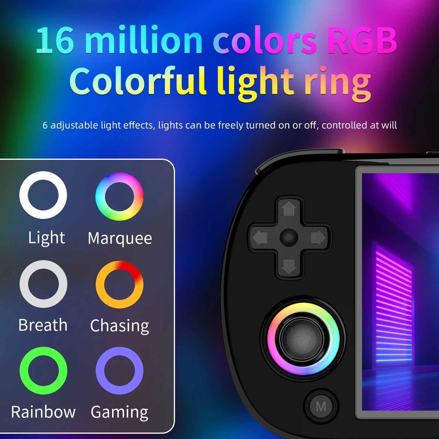 RG40XX H Handheld Game Console - 4.0" IPS Screen, Linux Retro Gaming 5K+ Games, RGB Light | AlluCanFind