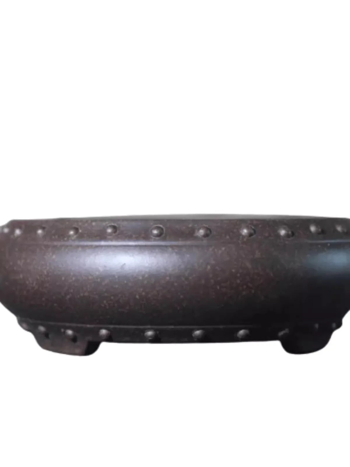 Ceramic Circle Bonsai Pot, Made by Purple Sand,Chinese Garden, Home Table Decoration