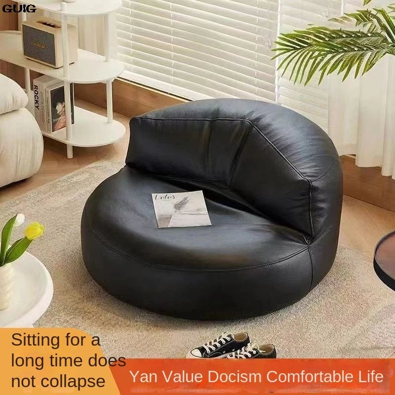 GUIG Lazy Sofa Can Lie In The Family Living Room Balcony Small Apartment Beanbag Tatami Network Red Single Sofa Living Room