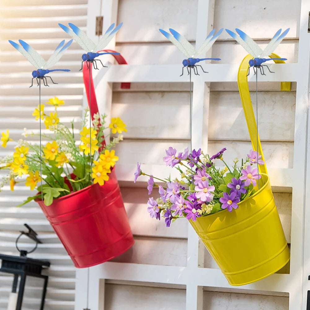 20-3pcs 31cm Simulation Dragonfly Clip Bug Deterrent Realistic Dragonfly Hat Clip Bug Repellent Dragonfly Home Garden Decor