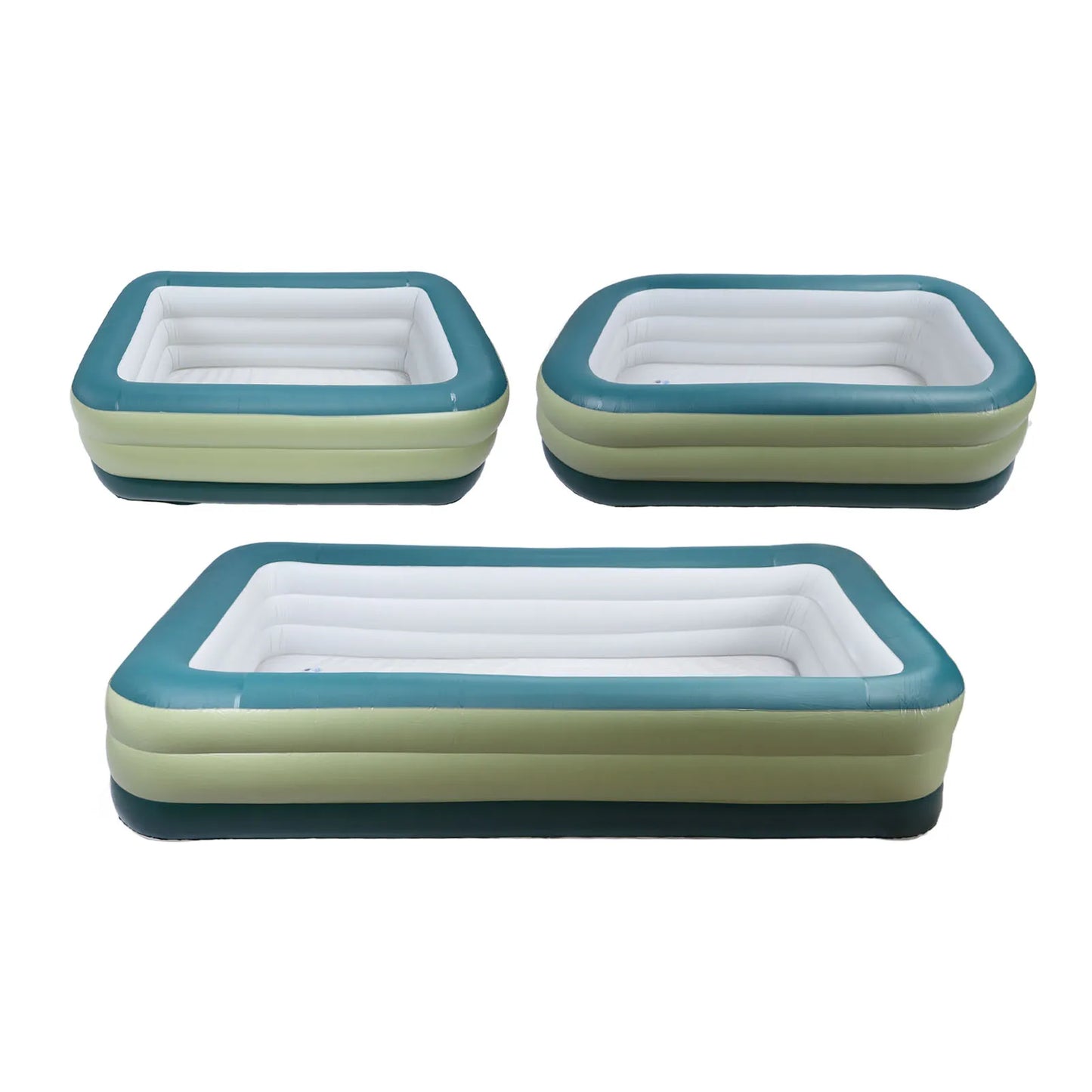 Blow Up Swimming Pool Multifunctional PVC Thickened Foldable Portable Large Capacity Inflatable Pool for Adults for Backyard