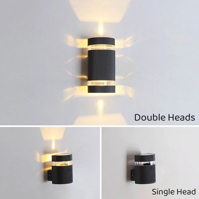 E27/GU10 Outdoor Lights Lighting Wall Light Waterproof Up Down Aluminum Garden Light Double Head Wall Lamp Corridor Lighting