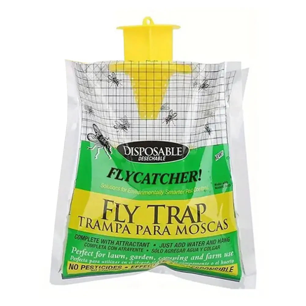 1-30Pcs Hanging Fly Trap Disposable Fly Catcher Bag Mosquito Trap Catcher Fly Wasp Insect Bug Killer Flies Trap for Outdoor