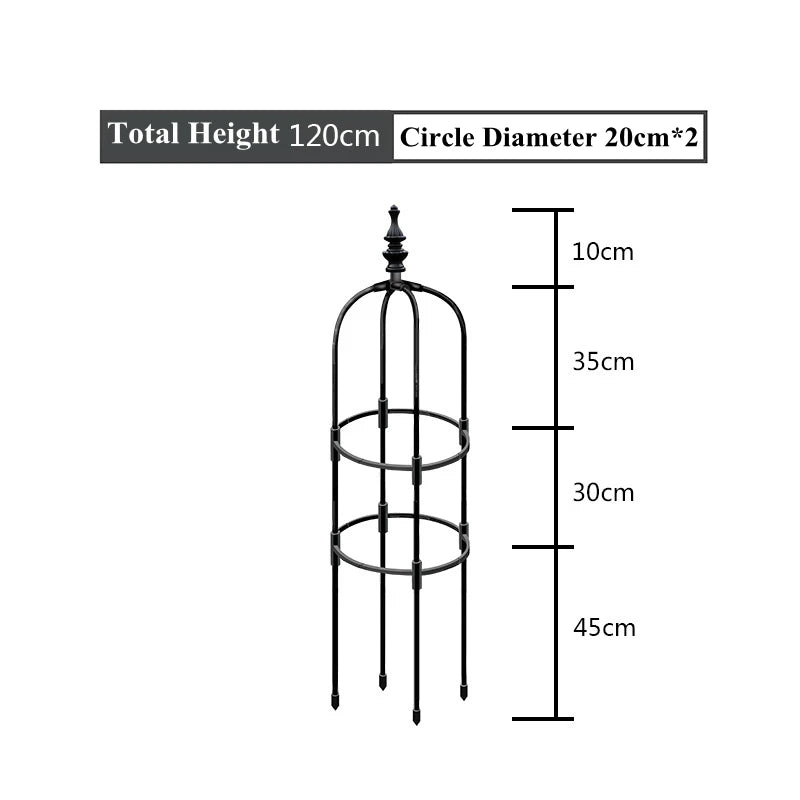 Plant Climbing Supporter Climbing Plant Support Frame Outdoor Flower Vines Pot Stand Garden Climbing Frame Indoor Floral Decor