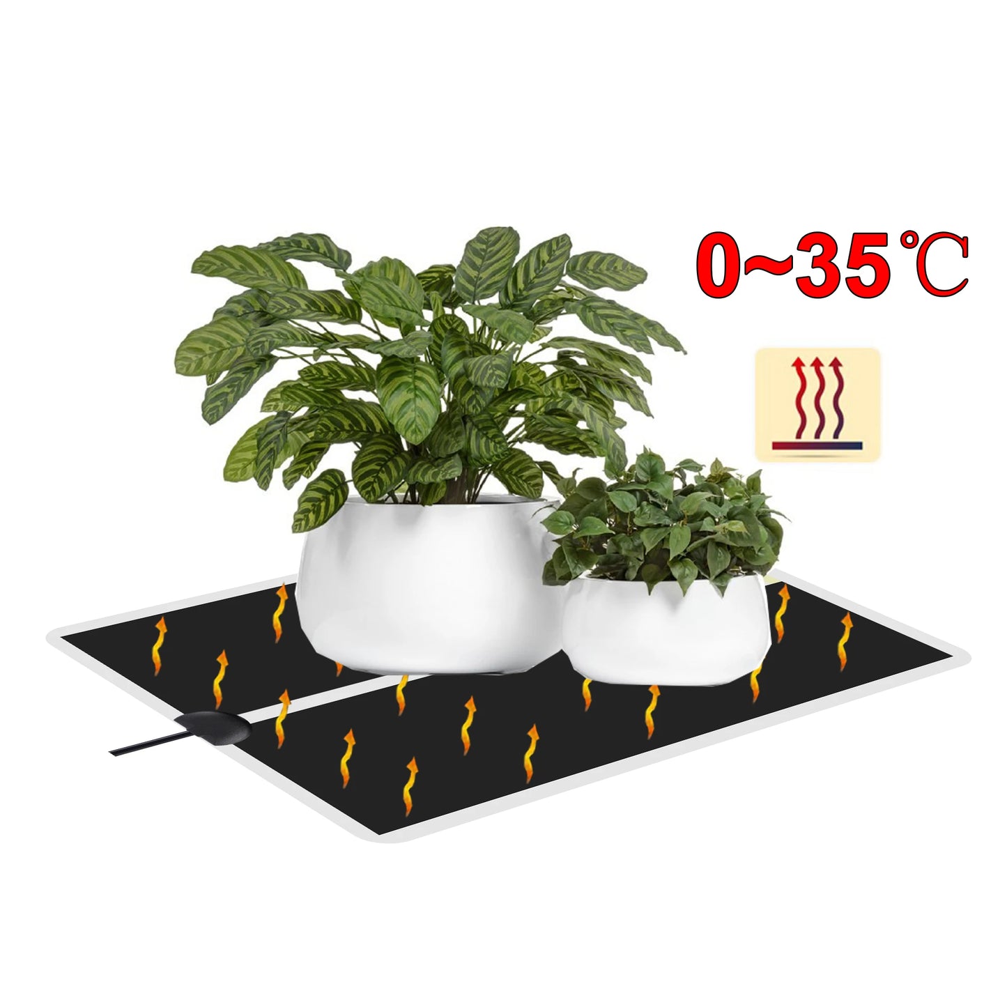 5~45W Seedling Heat Mat 220V~240V Plant Seed Germination Propagation Warm Pad Plant Flower Vegetable Winter Anti-cold Heat Mat