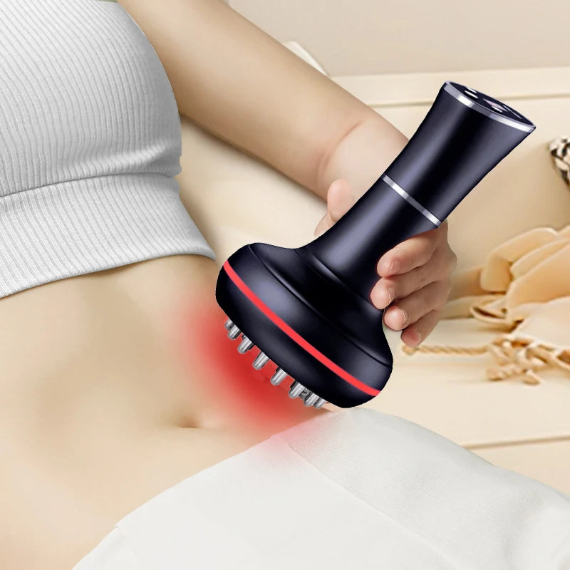 Electric Body Massager - Meridian Brush & Scraping Tool for Legs, Shoulders, Neck & Abdomen | AlluCanFind