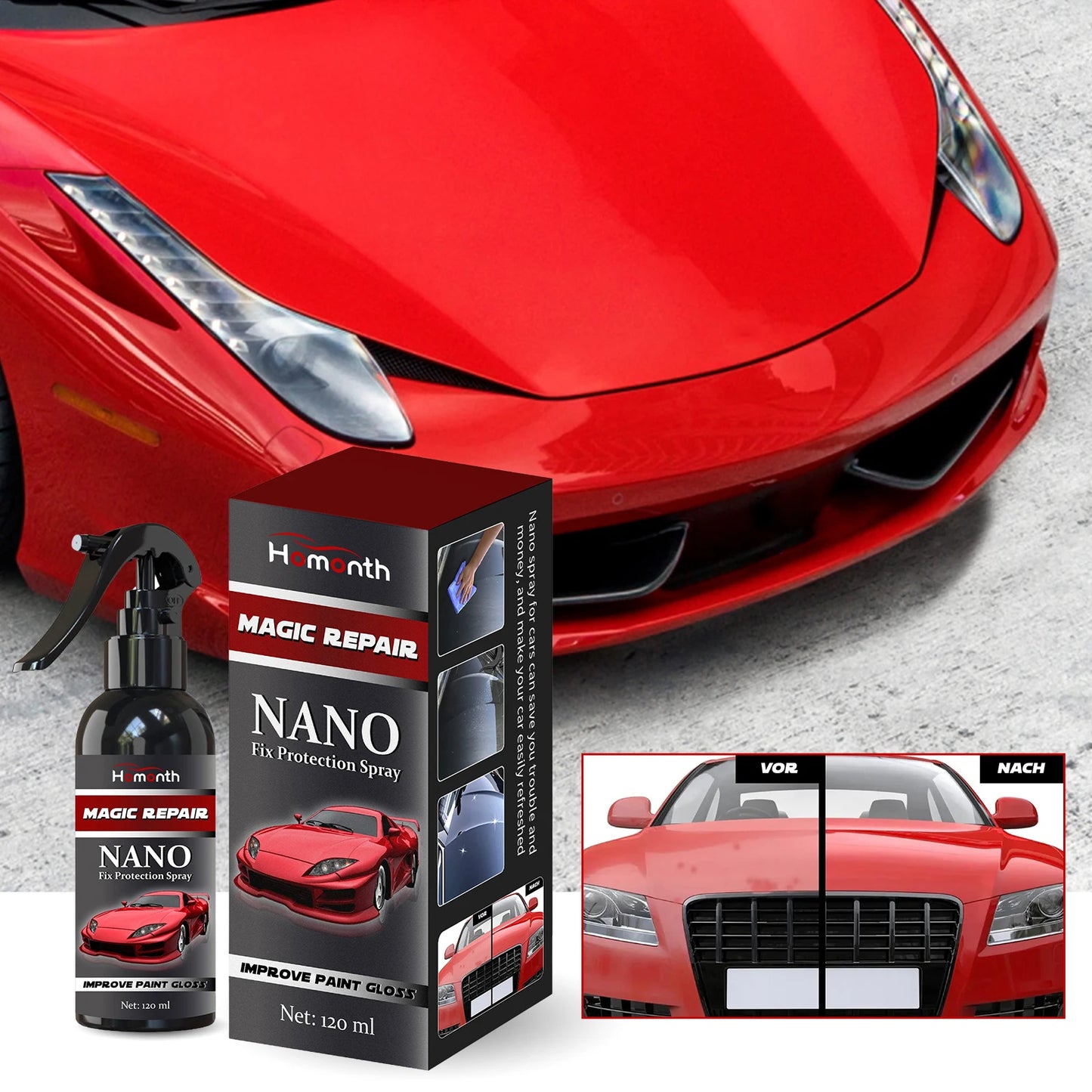 Automobile Nano Crystal Coating Agent Car Paint Polishing Maintenance And Renovation Of Crystal Wax Sealing Glaze Coating Spray