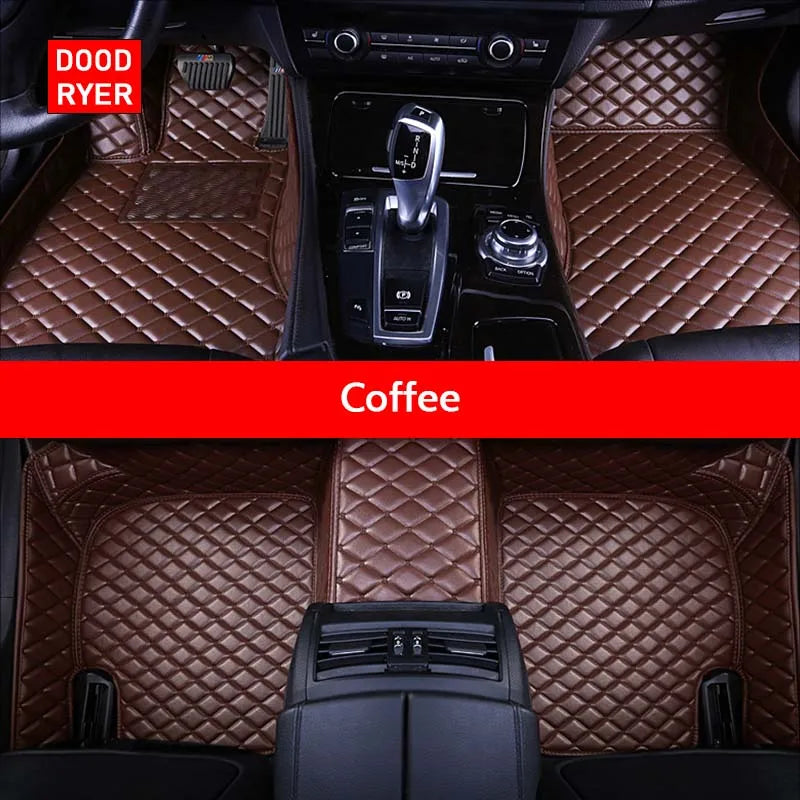 DOODRYER Custom Car Floor Mats For Tesla Model X Auto Carpets Foot Coche Accessorie