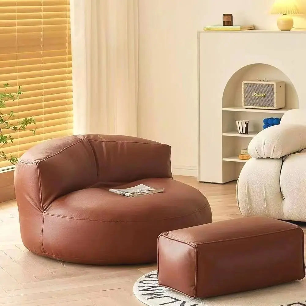 GUIG Lazy Sofa Can Lie In The Family Living Room Balcony Small Apartment Beanbag Tatami Network Red Single Sofa Living Room