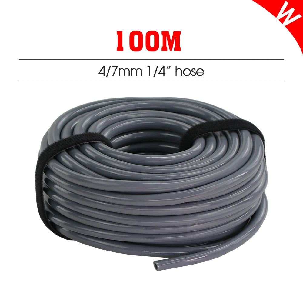 110-240V 45W Self-priming Pump Garden Greenhouse Plants Micro-Irrigation Kit Rapid Insertion 0.15MM Spray Nozzle Watering System