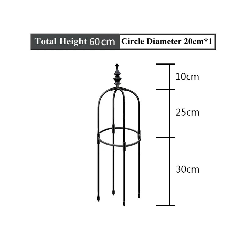 Plant Climbing Supporter Climbing Plant Support Frame Outdoor Flower Vines Pot Stand Garden Climbing Frame Indoor Floral Decor