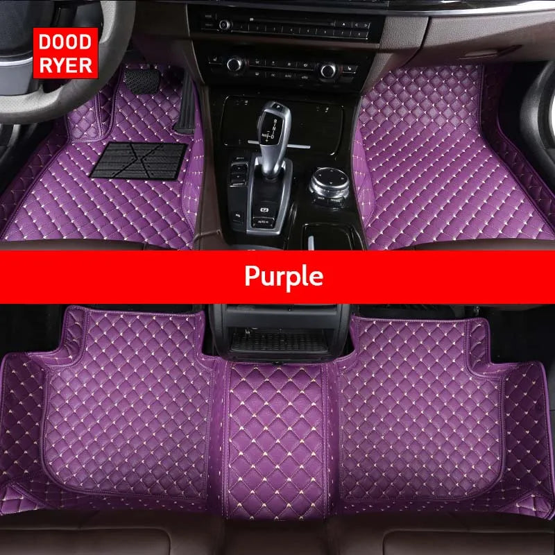 DOODRYER Custom Car Floor Mats For Tesla Model X Auto Carpets Foot Coche Accessorie