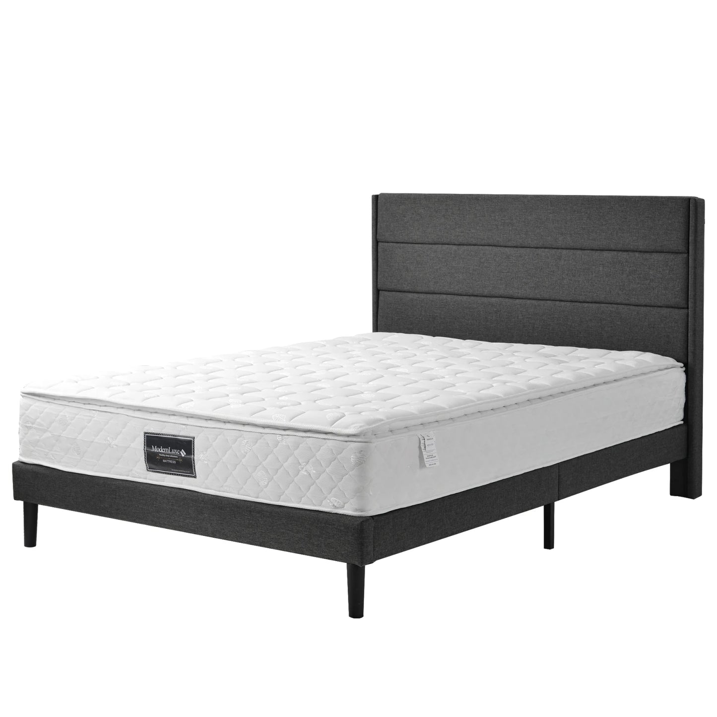 Spring Core Mattresses 90x200×25cm ,7-Zone Cold Foam Mattress,100%Oeko-Tex Certified, Quilted Microfiber Cover Topping,H3