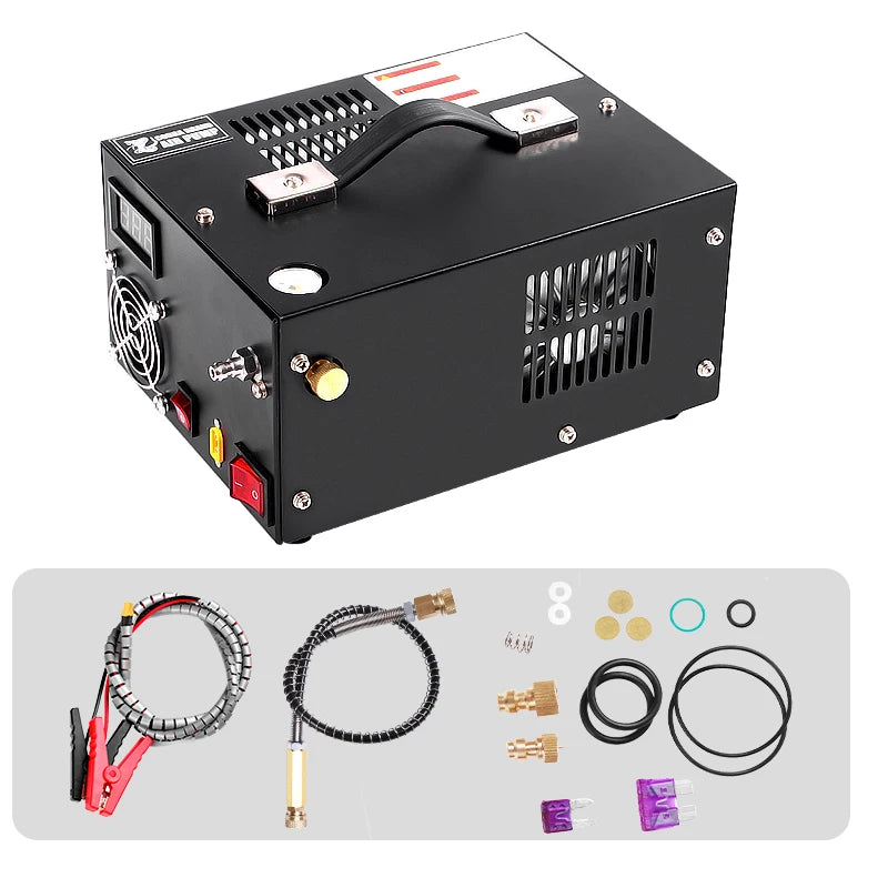300Bar 30Mpa 12v Pcp Compressor 110/220V Transformer 4500psi High Pressure Pump Pneumatic Airgun Rifle Inflator