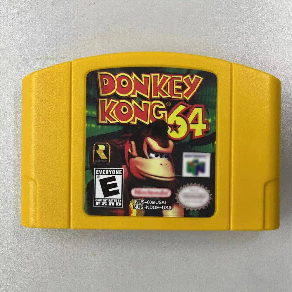 N64 64-Bit Game Cartridge | Super Bros. Series Compatible