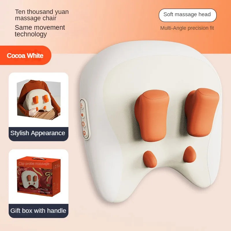 JAIYORL Trapezius Electric Massage Pillow Wireless Car And Home Massag