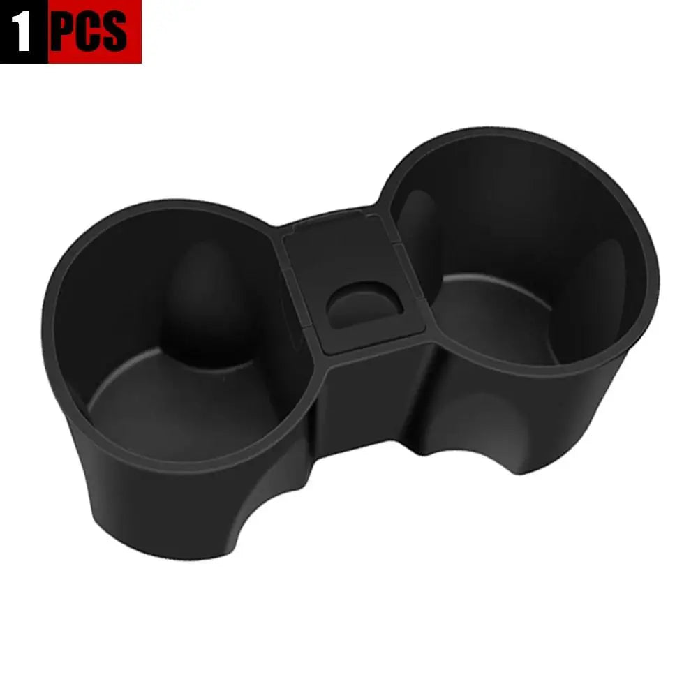 YZ For Tesla Model 3 Medel Y Storage Box Center Armrest Hidden Box Cup Holder Organizer 2023 2022 Car Accessories