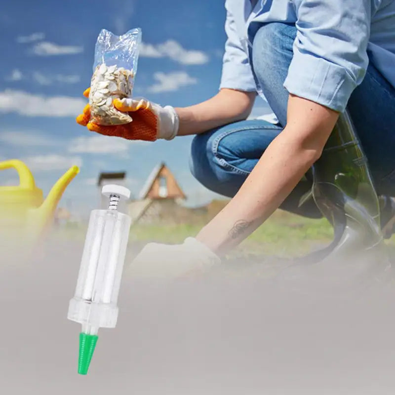 1/3pcs Handheld Sower Spreaders Seed Dispenser Manual Seeder Tool for Garden Planting Flower Pot Garden Bed Gardening Supplies