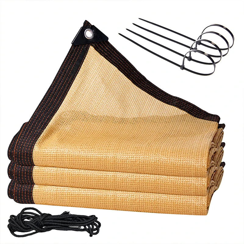Sunshade Net for Garden Waterproof  Square Sun Shelter UV Protection Outdoor Canopy Patio Pool Sail Awning Camping Accessories