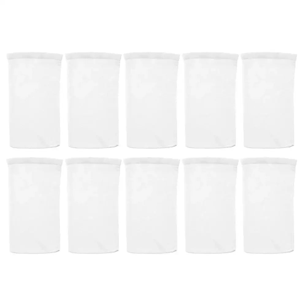 5/10/20/30/50/100pcs Filter Storage Pool Skimmer Socks Nylon Swimming Pool Filter Socks For Baskets Skimmers White Pool Supply