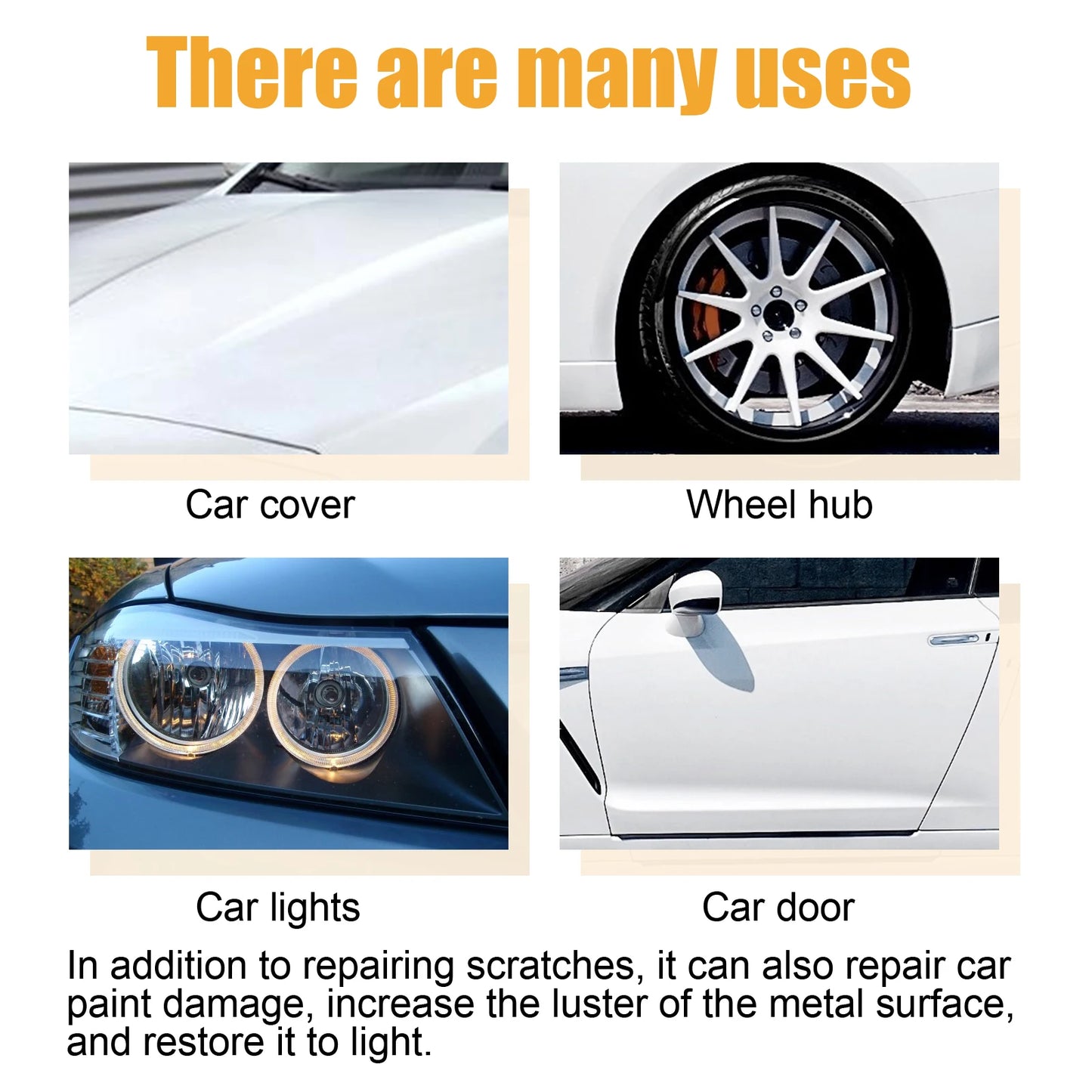 Wholesale Car Scratch Removal Wax 60ml - Fine Paint Mark Polish & Repair Cream | AlluCanFind