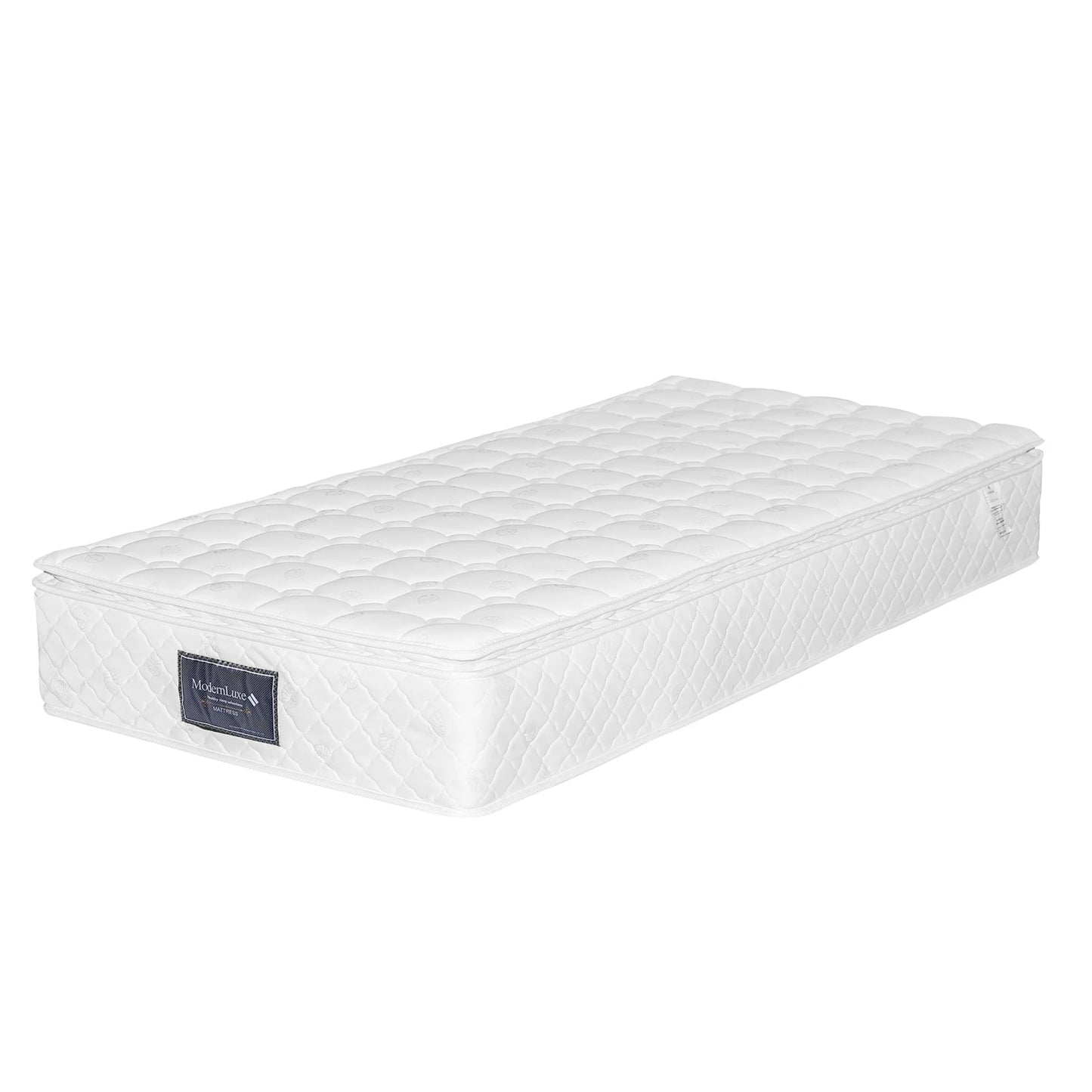 Spring Core Mattresses 90x200×25cm ,7-Zone Cold Foam Mattress,100%Oeko-Tex Certified, Quilted Microfiber Cover Topping,H3