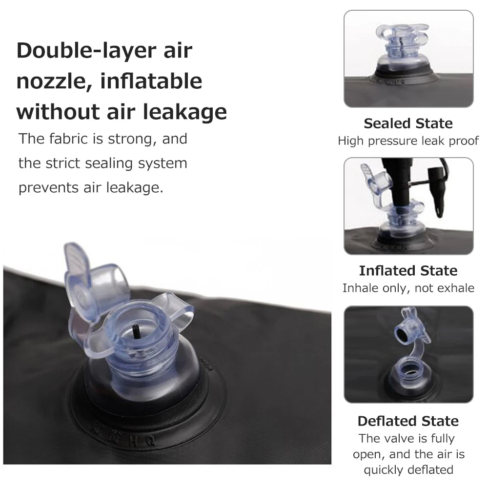 2 Types Car Travel Bed Multifunction Inflatable Travel Mattress PVC Flocking Soft Sleeping Rest Cushion for Car SUV Accessories