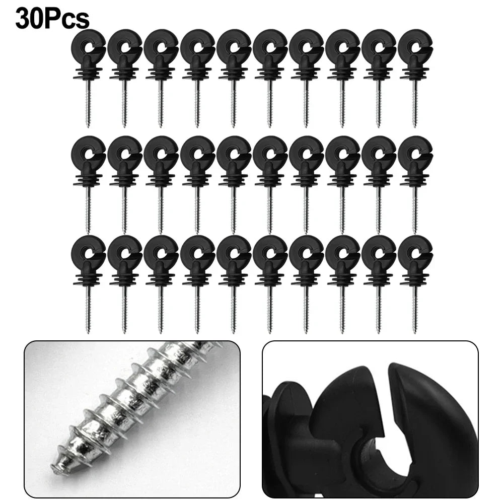 Wire Connection Tool Fence Insulator Animal Fence Electric Fence Multifunctional Screw-In Short Circuit Protection Brand New