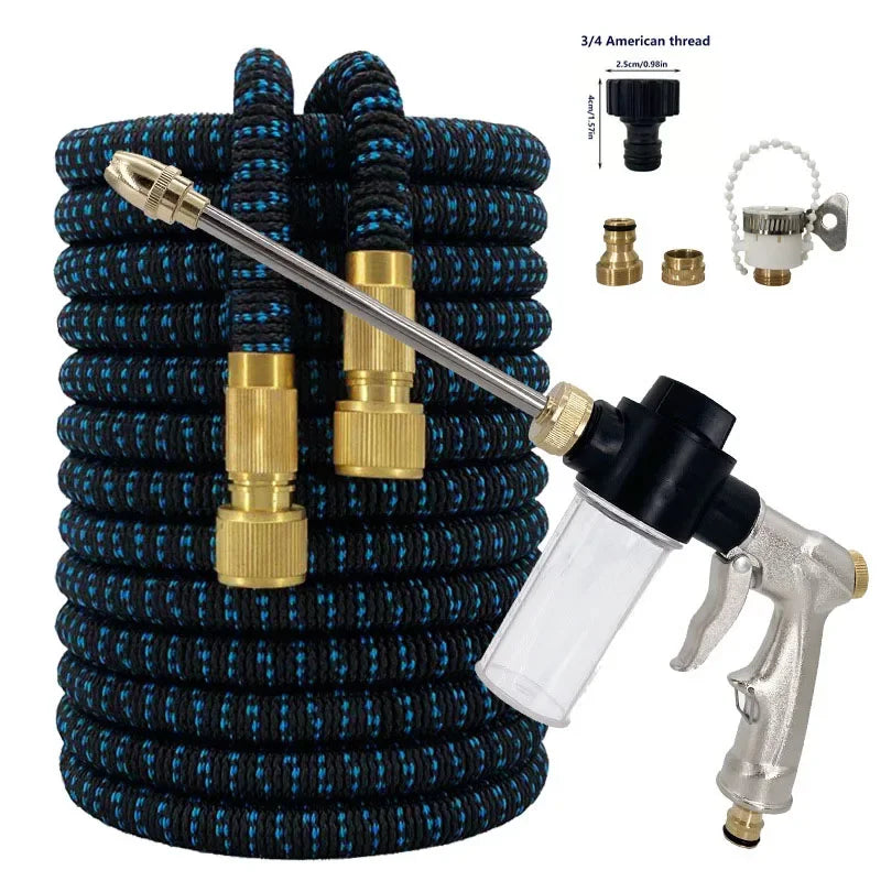 Flexible Garden Hose And Expandable Magic Spray Pipe, High-Pressure Garden Spray Gun, Garden Supplies