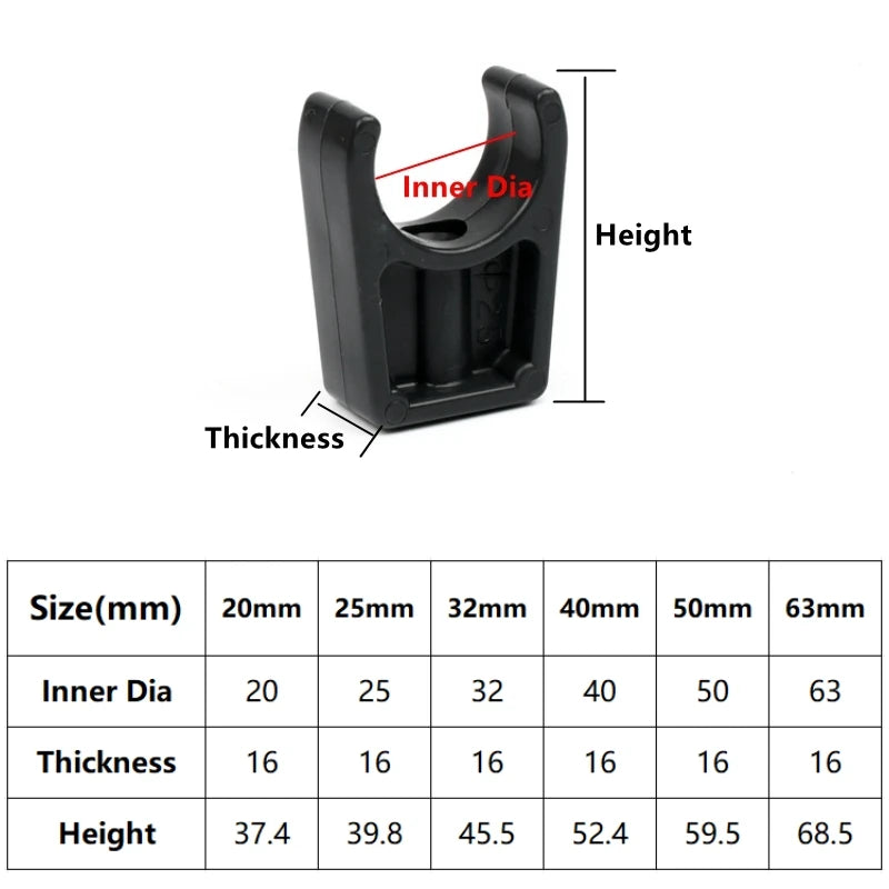 1PC 20~63mm Dark Grey UPVC Pipe Connector Straight Elbow Tee Garden Irrigation DIY Accessories Aquarium Water Tank Supply Joints