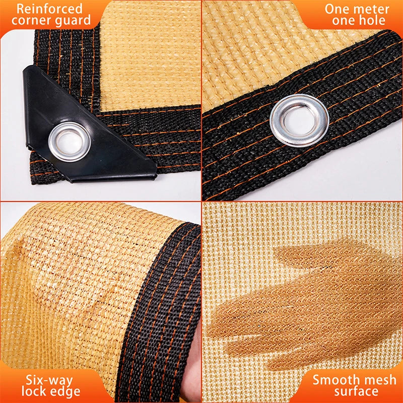 outdoor sun shade mesh Privacy fence garden gazebo camping tent Car swimming pool cover accessories Terrace decoration