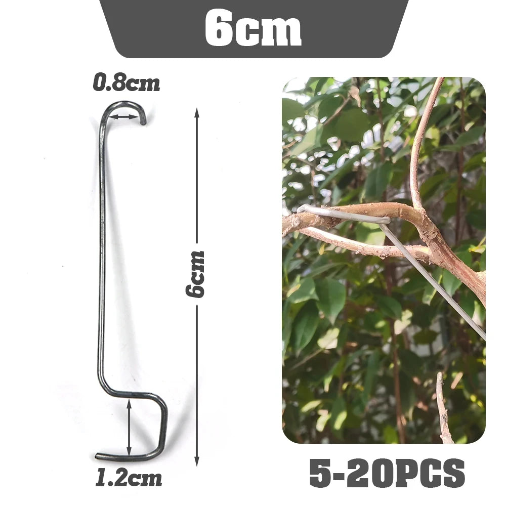 10Pcs Stainless Steel Reuseable Branch Spreader Metal Fruit Tree Branches Holder Plant Support Stand for Outdoor Farm Planting T
