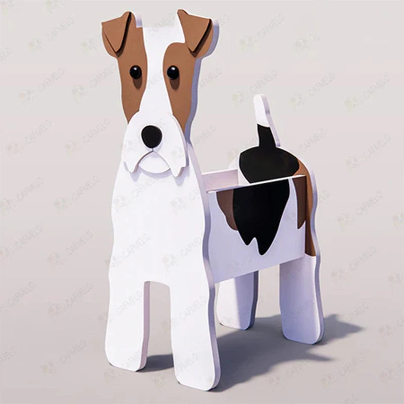 Garden Flower Pot Dog Shape Planter Shiba inu Mastiff Cain Terrier Havanese Vase Pots DIY PVC Garden FlowerPots Home Decor