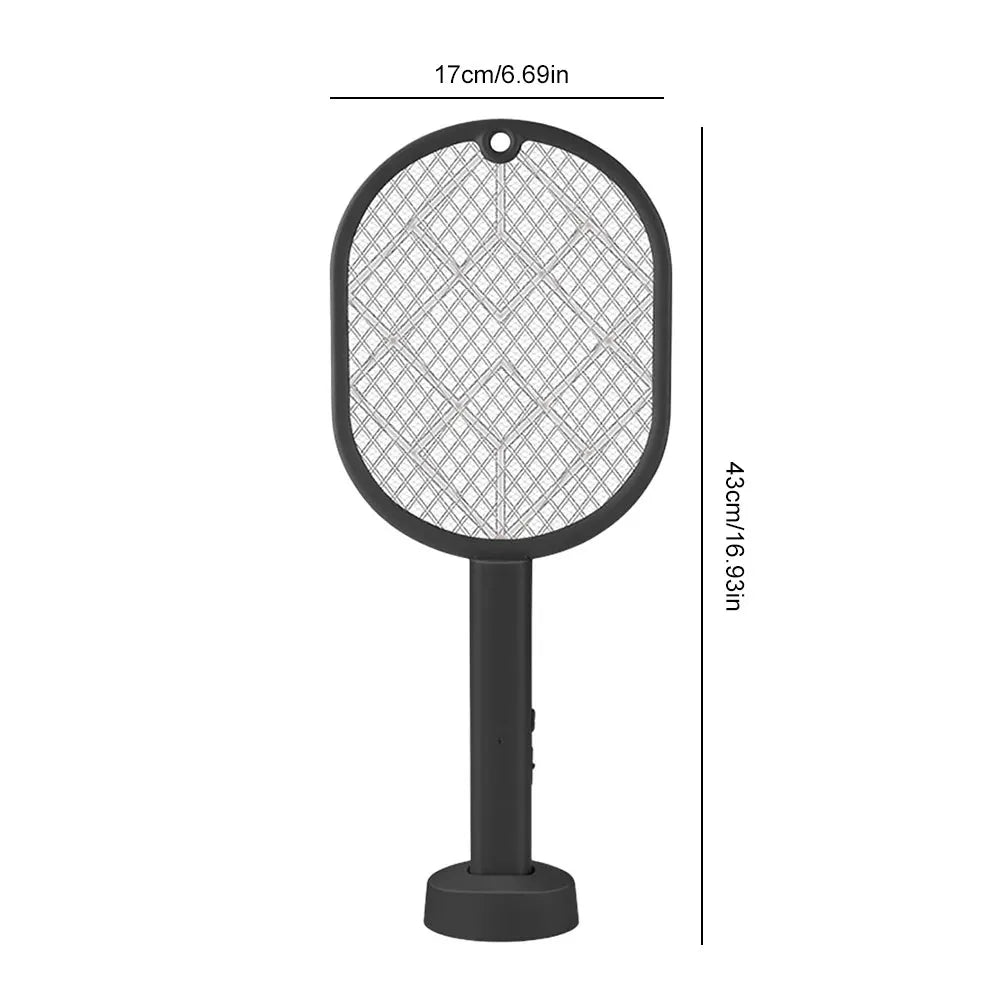 2in1 Electric Mosquito Killer Lamp Anti Mosquito Swatter Racket USB Charging Electric Fly Swatter Bug Zapper Insect Killer Light