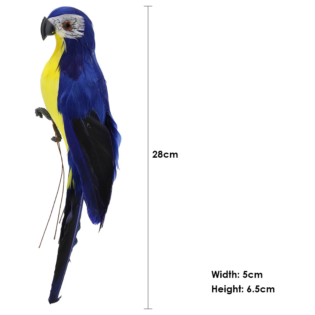 Creative Foam Feather Artificial Parrot Artificial Simulation Foam Bird Fake Animal Bird Garden Bird Prop Decor Home Ornament