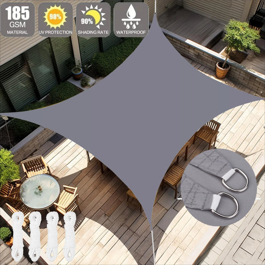 98%UV Block Water Resistant Shade Sail Sun Sail Shelter Canopy Pool Rectangle Square 4x3m/3x2M For Garden Terrace