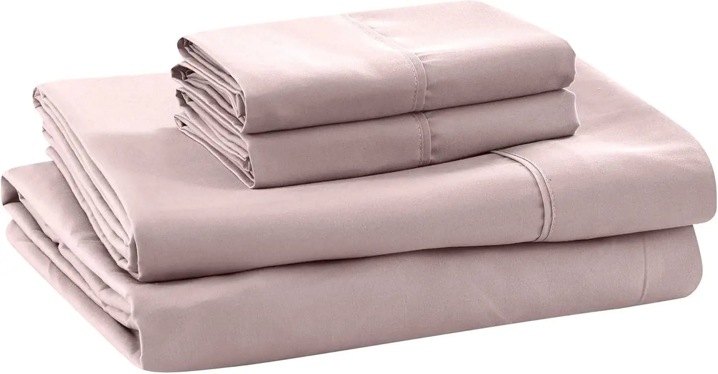 4-Piece Bedding Sheets & Pillowcase Set, Printed Extra Soft Deep Pocket Up To 16 Inch Mattress Forever Roses, Bedding Set