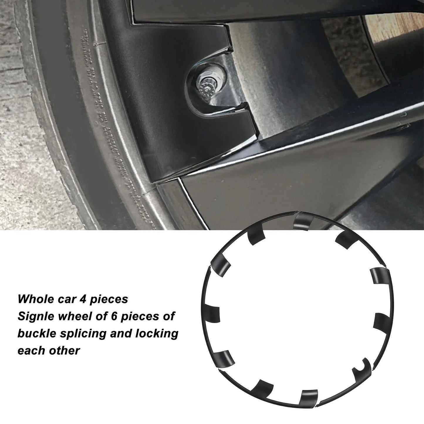 21 Inch Wheel Rim Protector Guard Scratch Resistant Hubcap Rim Patch R
