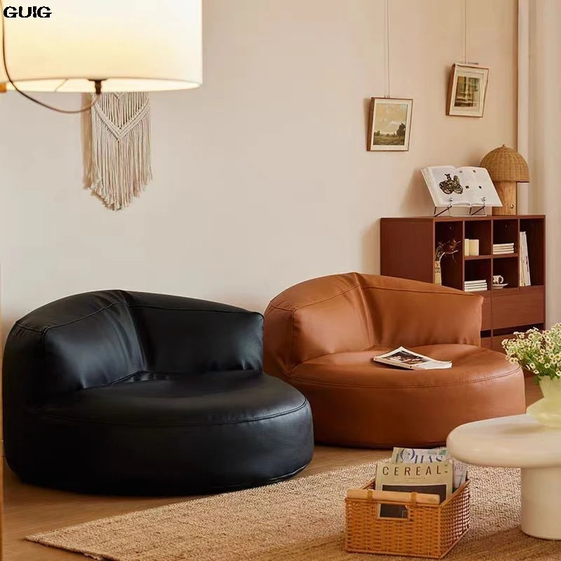 GUIG Lazy Sofa Can Lie In The Family Living Room Balcony Small Apartment Beanbag Tatami Network Red Single Sofa Living Room
