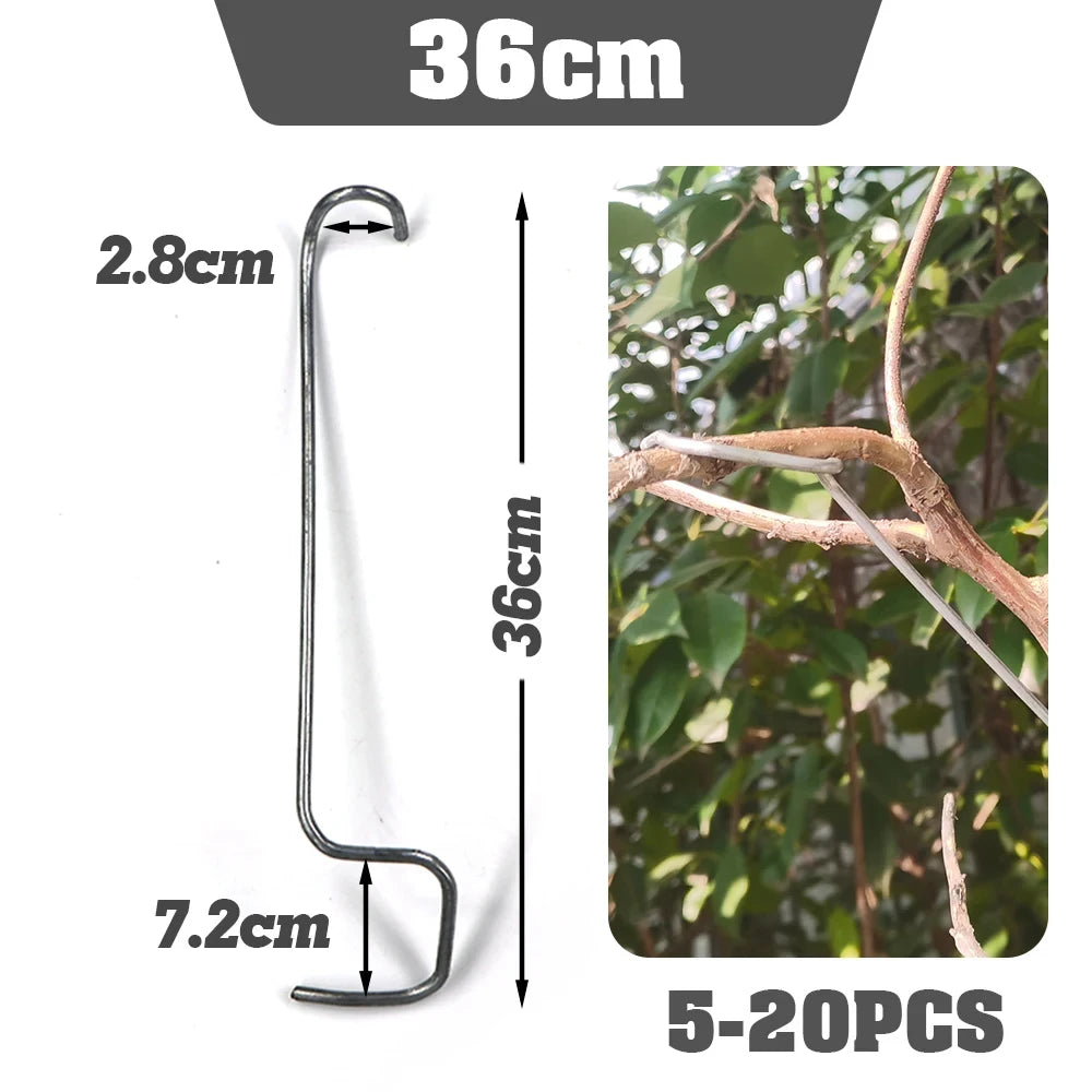 10Pcs Stainless Steel Reuseable Branch Spreader Metal Fruit Tree Branches Holder Plant Support Stand for Outdoor Farm Planting T