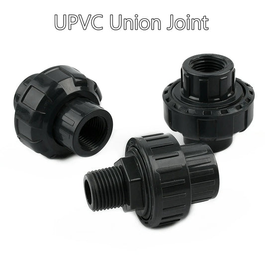 1PC 1/2"-2" Female-Male Thread UPVC Union Water Pipe Connector Garden Plant Irrigation Accessories Plastic Tube Adapter Fittings