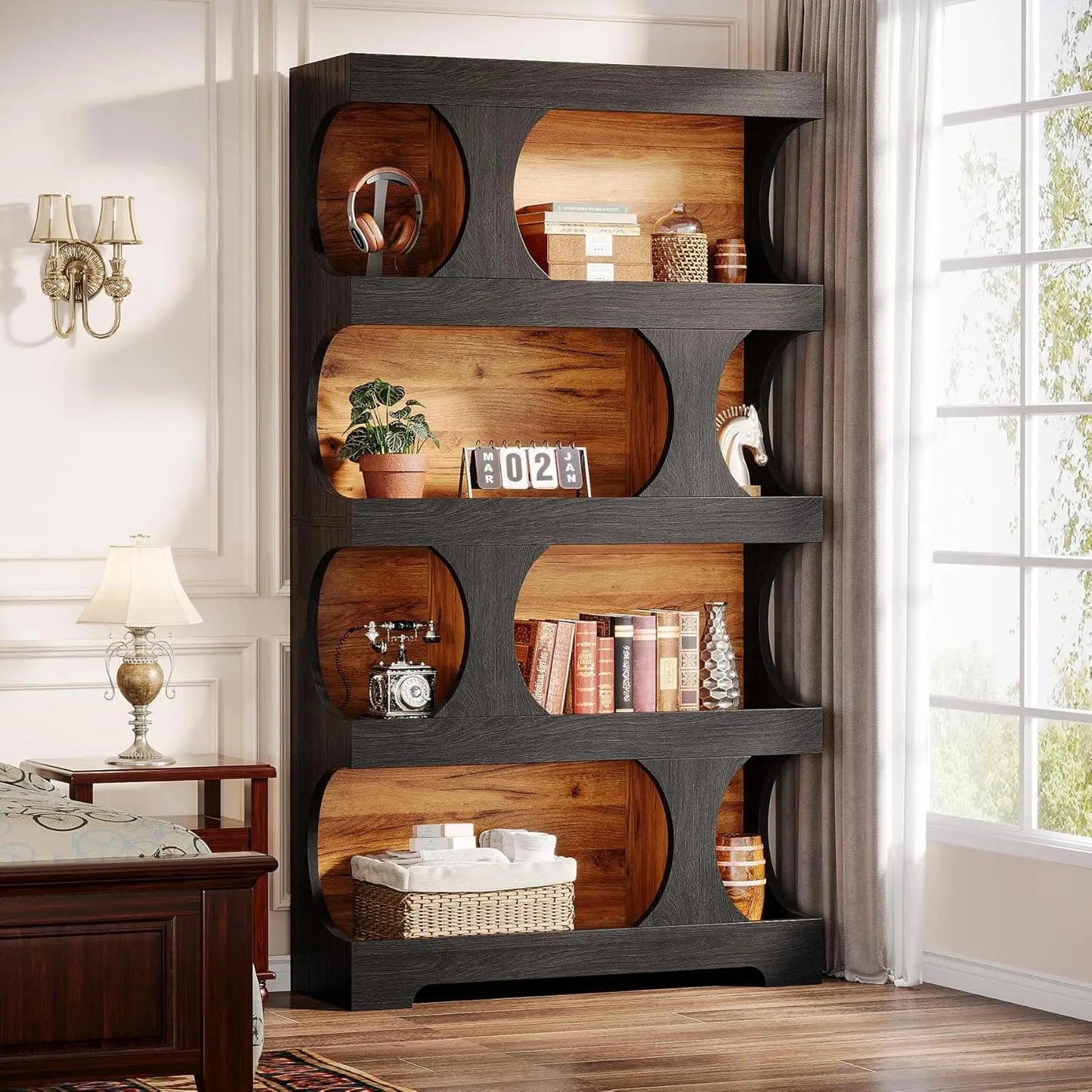 Classic Black Bookshelf